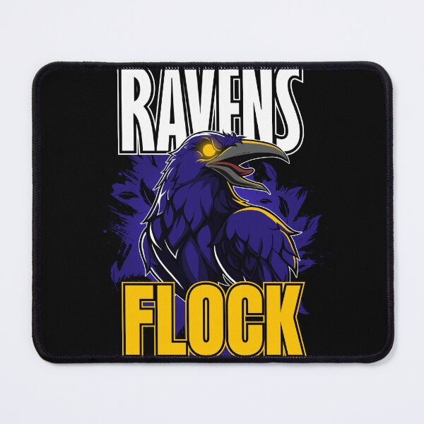Item preview, Ravens Flock - Purple and Gold Bird of Prey Illustration designed and sold by Canache.