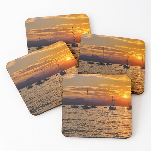 Item preview, Golden Sunset at Bardolino on Lake Garda designed and sold by Violaman.