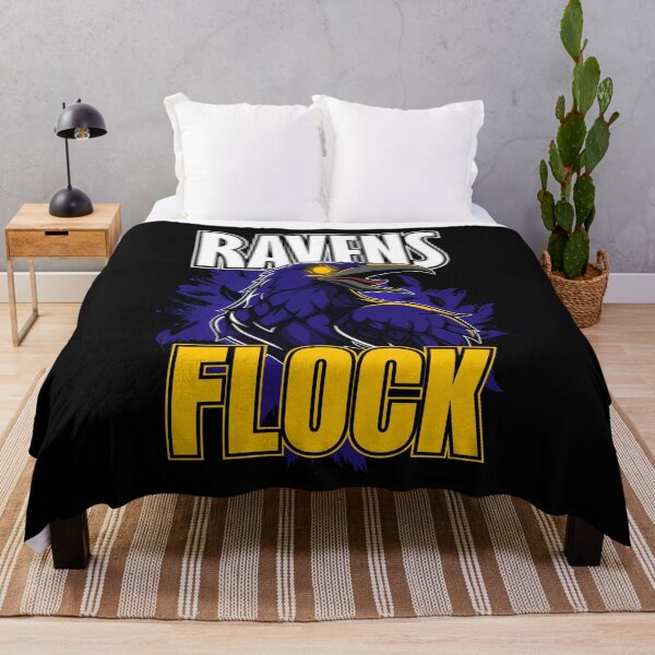 Item preview, Ravens Flock - Purple and Gold Bird of Prey Illustration designed and sold by Canache.