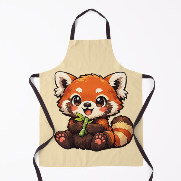 Item preview, Cute Red Panda Kawaii Sticker | Adorable Animal Tee Design designed and sold by The Digital Compass.