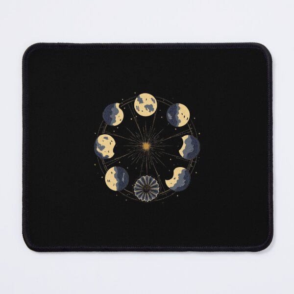 Item preview, Mystical Celestial Moon Phases Lunar Cycle Art designed and sold by MoonAndMossStudio.
