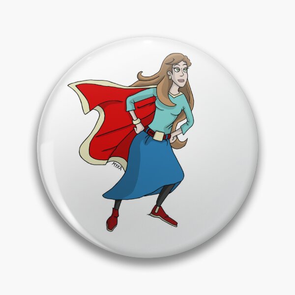 Item preview, Confident Superhero Woman - Girl Power Pop Art designed and sold by MyxaART.