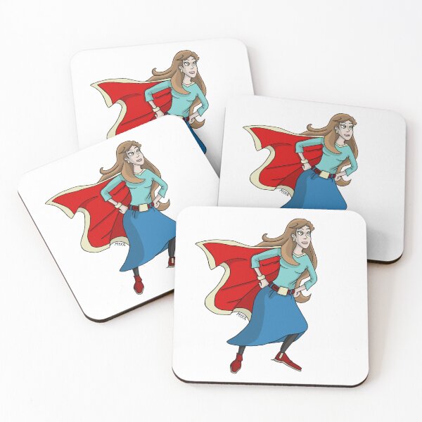 Item preview, Confident Superhero Woman - Girl Power Pop Art designed and sold by MyxaART.