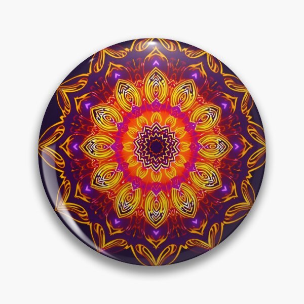 Item preview, Intricate Symmetrical Mandala Kaleidoscope Hypnotic Geometric Ornamental Art designed and sold by Good Vibes .