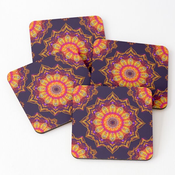 Item preview, Intricate Symmetrical Mandala Kaleidoscope Hypnotic Geometric Ornamental Art designed and sold by Good Vibes .