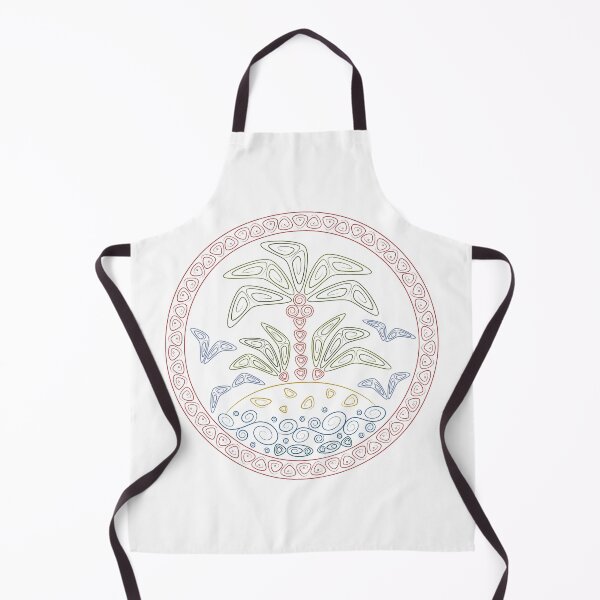 Item preview, Illustration with tropical island in polynesia style. designed and sold by RizikCat.