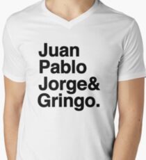 El Fab Cuatro Men's V-Neck T-Shirt