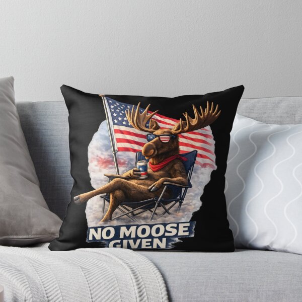 Item preview, No Moose Given Patriotic Moose designed and sold by FREENATION2026.