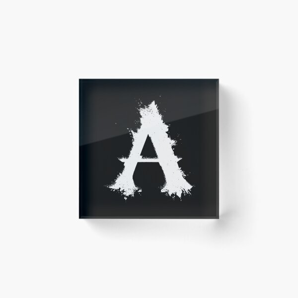 Item preview, Ink brush stroke distorted sign symbol letter A 127sm designed and sold by 127sm.