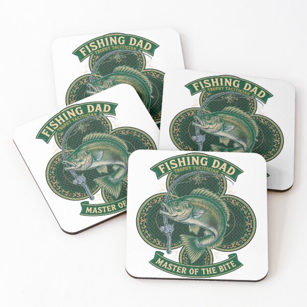 Item preview, Fishing Dad Trophy Tactician Funny Bass Fish Emblem Gift designed and sold by YMLux.