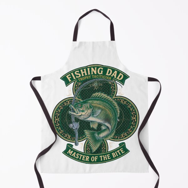 Item preview, Fishing Dad Trophy Tactician Funny Bass Fish Emblem Gift designed and sold by YMLux.