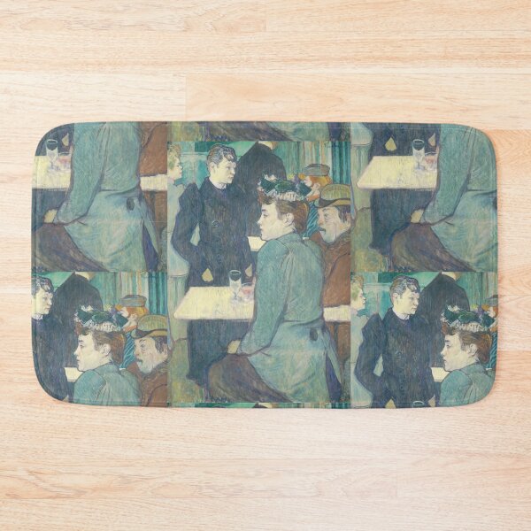 Aperçu de l'œuvre Un coin du Moulin de la Galette de Henri de Toulouse-Lautrec | Belle Époque Paris Café Fine Art Print créée et vendue par artofuniverse.