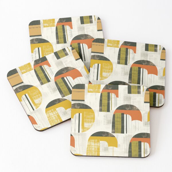 Item preview, Retro Abstract Arch Pattern designed and sold by MegaNovaArt.
