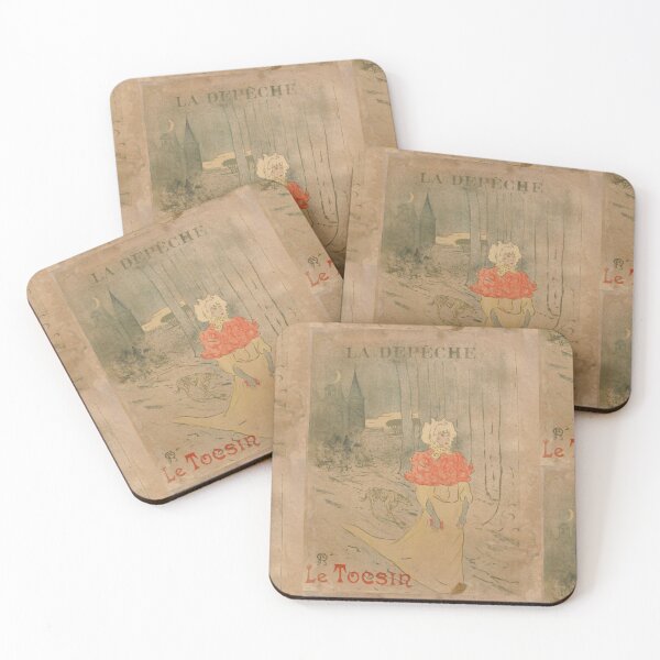 Item preview, La Dépêche Le Toesin by Henri de Toulouse-Lautrec | Moody Belle Époque Poster Art Print designed and sold by artofuniverse.