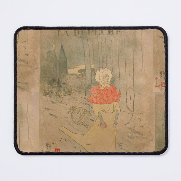 Item preview, La Dépêche Le Toesin by Henri de Toulouse-Lautrec | Moody Belle Époque Poster Art Print designed and sold by artofuniverse.