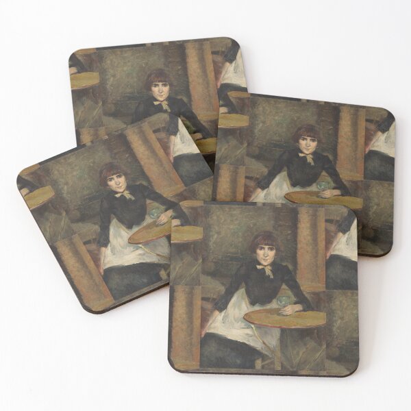 Item preview, A La Bastille Jeanne Wenz by Henri de Toulouse-Lautrec | Belle Époque Café Art Print designed and sold by artofuniverse.