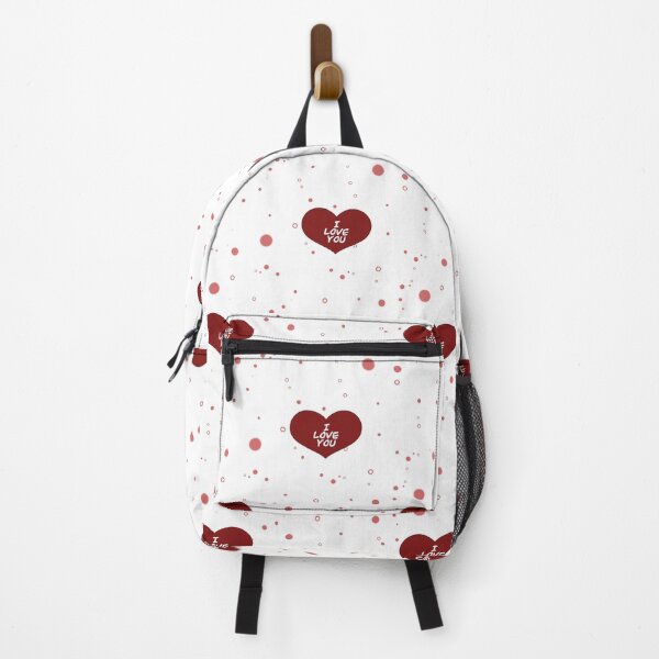 Item preview, I Love You Heart Pattern Dark Romantic Design designed and sold by MHArtSpace.