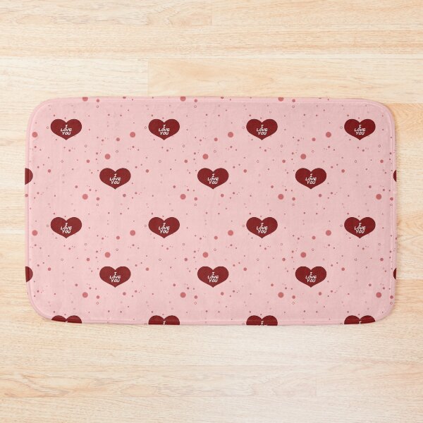 Item preview, I Love You Heart Pattern Dark Romantic Design designed and sold by MHArtSpace.
