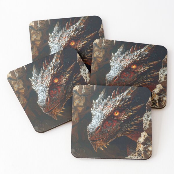 Item preview, Dark Fantasy Dragon Head Detailed Illustration designed and sold by BetweenForms.