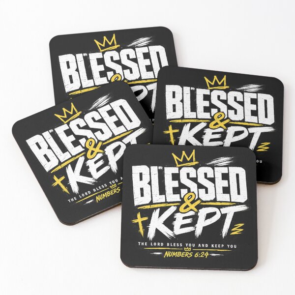 Item preview, Blessed & Kept Christian Shirt – Numbers 6:24 Faith Streetwear Crown Cross Design designed and sold by ArtsBorn2Create.