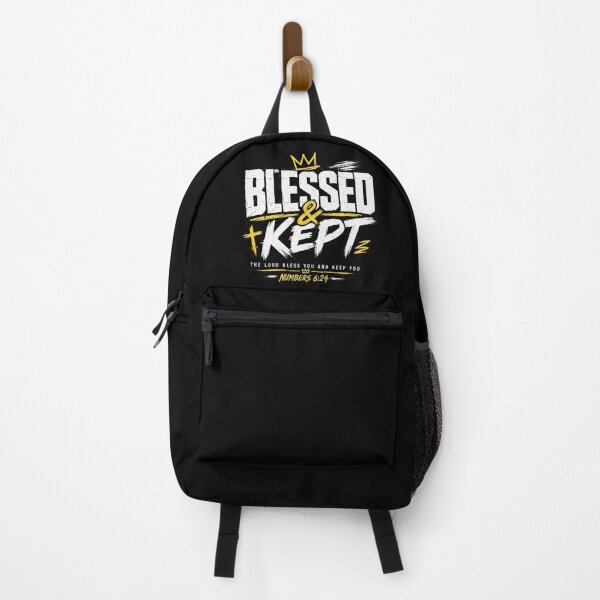 Item preview, Blessed & Kept Christian Shirt – Numbers 6:24 Faith Streetwear Crown Cross Design designed and sold by ArtsBorn2Create.