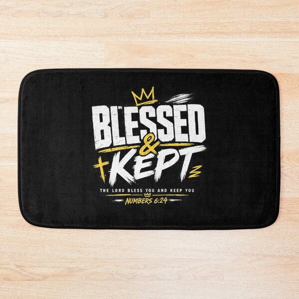 Item preview, Blessed & Kept Christian Shirt – Numbers 6:24 Faith Streetwear Crown Cross Design designed and sold by ArtsBorn2Create.