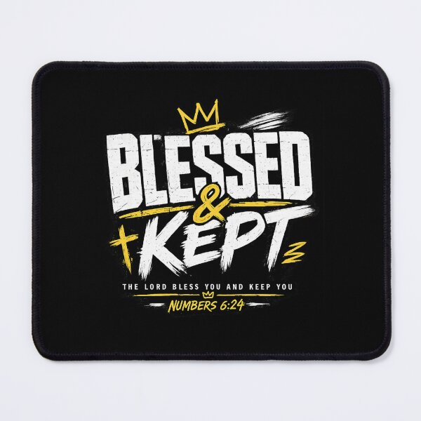 Item preview, Blessed & Kept Christian Shirt – Numbers 6:24 Faith Streetwear Crown Cross Design designed and sold by ArtsBorn2Create.