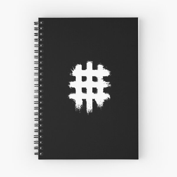 Item preview, Ink brush stroke sign symbol hashtag 127sm designed and sold by 127sm.