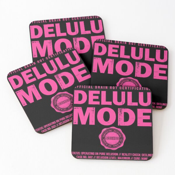 Item preview, Delulu Mode Official Brain Rot Certification Funny Sarcastic Design designed and sold by StillWildink.