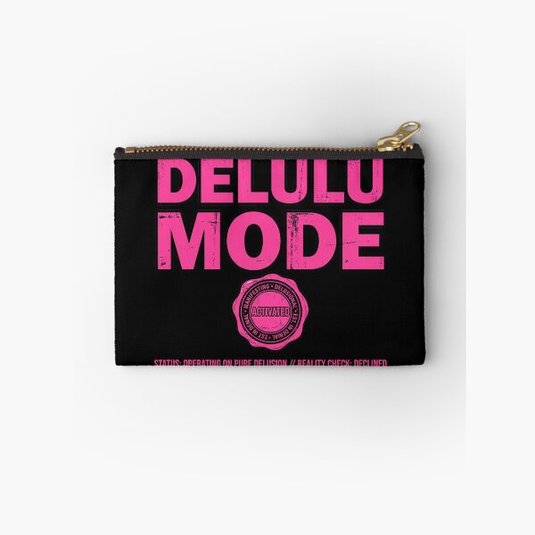Item preview, Delulu Mode Official Brain Rot Certification Funny Sarcastic Design designed and sold by StillWildink.