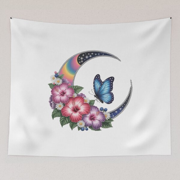 Item preview,  Starry Crescent with Butterfly designed and sold by jkrphoto.
