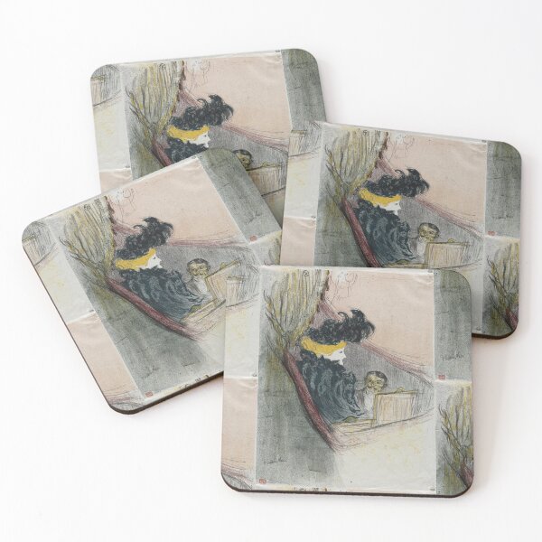 Item preview, A Princely Idyl Clara Ward by Henri de Toulouse-Lautrec | Belle Époque Poster Art Print designed and sold by artofuniverse.