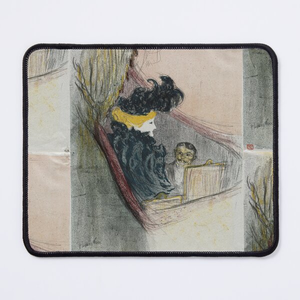 Item preview, A Princely Idyl Clara Ward by Henri de Toulouse-Lautrec | Belle Époque Poster Art Print designed and sold by artofuniverse.