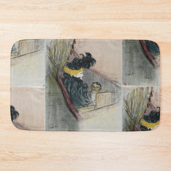 Item preview, A Princely Idyl Clara Ward by Henri de Toulouse-Lautrec | Belle Époque Poster Art Print designed and sold by artofuniverse.