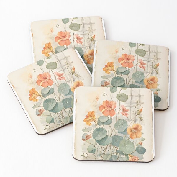 Item preview, Botanical Nasturtium Study designed and sold by Sybille-Yates.