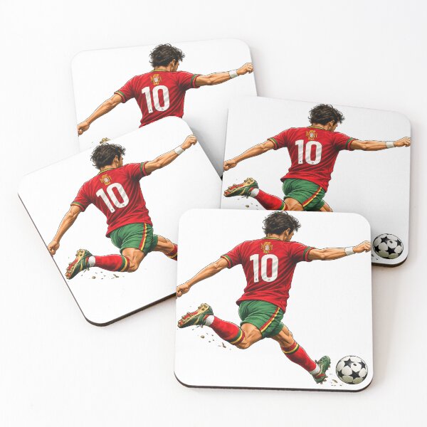 Aperçu de l'œuvre Sticker Futebol Portugal Número 10 Seleção créée et vendue par fritz-10signer.