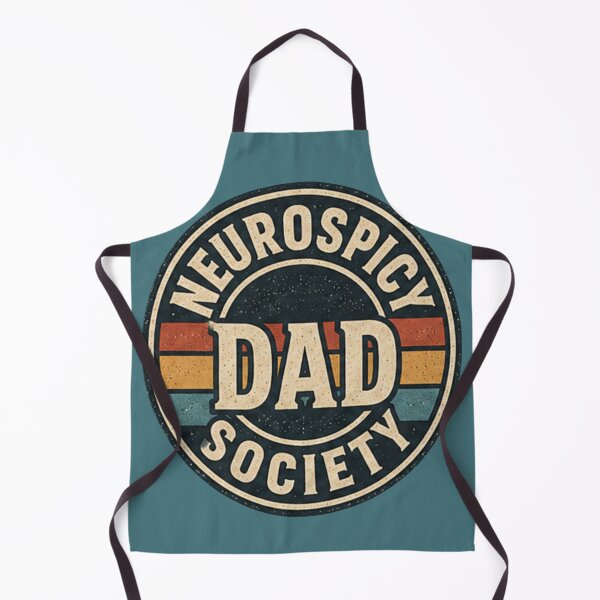 Item preview, Neurospicy Dad Society Vintage Badge Retro Father's Day Gift designed and sold by CollectionsJEm.