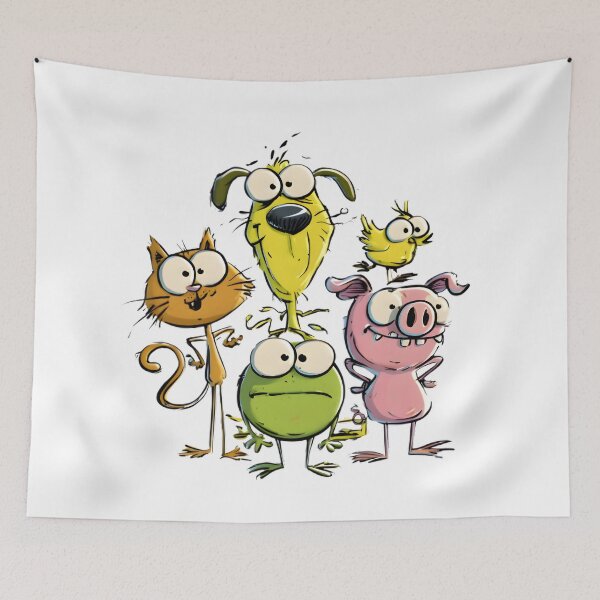 Item preview, Funny Animal Squad designed and sold by Retro Whimsy.