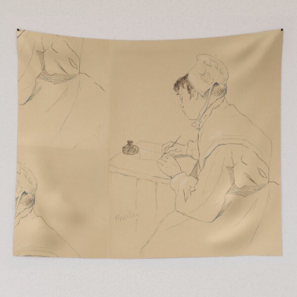 Artikelvorschau, Ein Saint Lazare von Henri de Toulouse-Lautrec | Minimalistisches Line-Art-Poster entworfen und verkauft von artofuniverse.