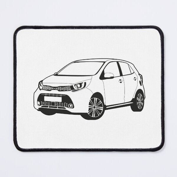 Item preview, Picanto Modern Korean City Hatch – JA Car Illustration designed and sold by kuruuumaa.