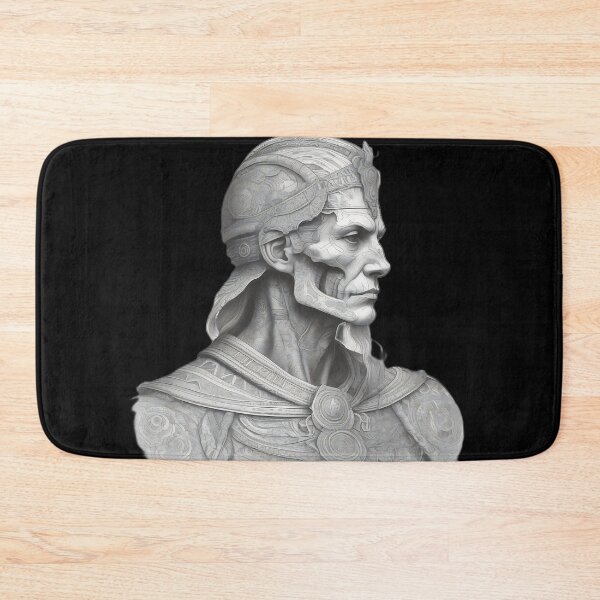 Item preview, Ancient Lich King Profile | Undead Pharaoh Etching designed and sold by DarkOriginArts.
