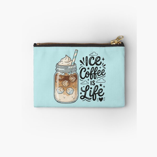 Item preview, El café helado es vida. Lindo gráfico para amantes del café helado: diseño de café con estética retro. designed and sold by TheStephanieRome.