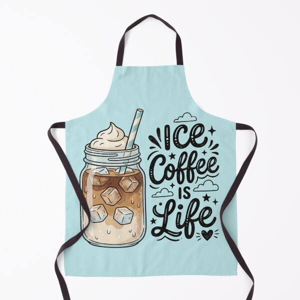 Item preview, Ice Coffee Is Life Cute Iced Coffee Lover Graphic – Retro Aesthetic Coffee Design designed and sold by TheStephanieRome.