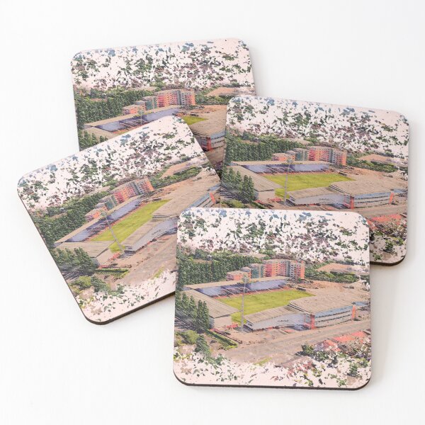 Item preview, Wrexham Racecourse Ground Stadium Artwork designed and sold by ArtworkNorth.
