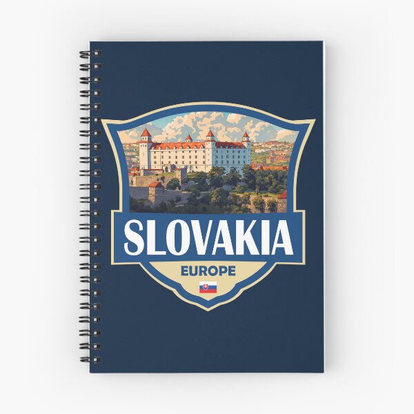 Item preview, Slovakia Illustration Retro Badge designed and sold by KrisSidDesigns.