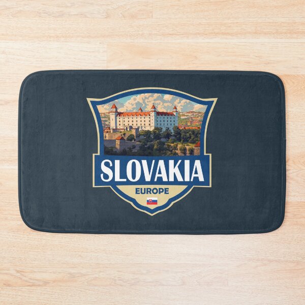 Item preview, Slovakia Illustration Retro Badge designed and sold by KrisSidDesigns.