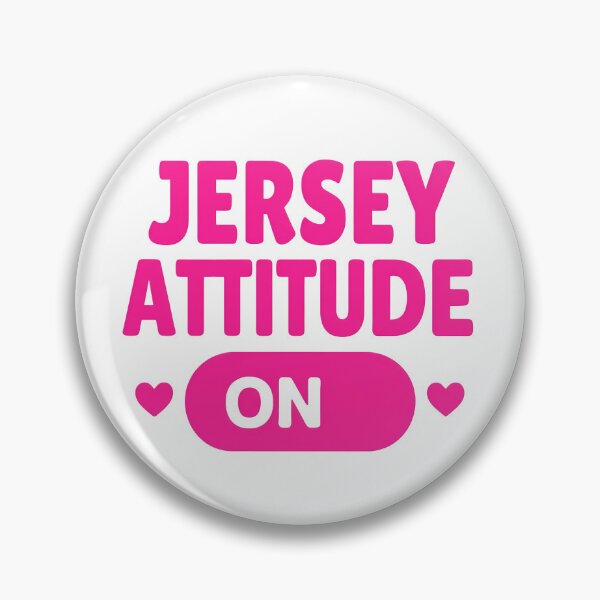 Item preview, Jersey Attitude On | Bold Hot Pink Toggle Design designed and sold by JerseyGirls.