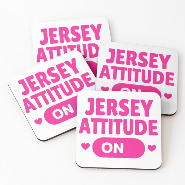 Item preview, Jersey Attitude On | Bold Hot Pink Toggle Design designed and sold by JerseyGirls.