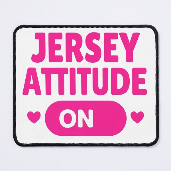Item preview, Jersey Attitude On | Bold Hot Pink Toggle Design designed and sold by JerseyGirls.