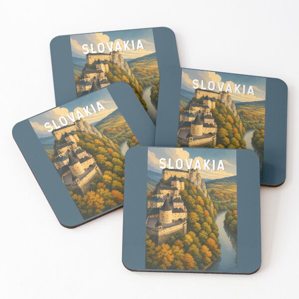 Item preview, Slovakia Illustration Travel Art Vintage designed and sold by KrisSidDesigns.